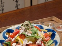 【前日18時までの予約】彩り夏野菜と玄米麺の薬膳サラダボウル