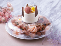 プレゼント預かり可能【AKプラン{全6品}】誕生花ケーキ付カジュアル記念日プラン(※メッセージは要望欄にて)※週末+300円