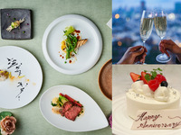 ✨8月おすすめ記念日ディナー✨【結婚記念日・誕生日】乾杯酒＆苺のホールケーキ付きシェフ厳選アニバーサリーディナー -CHEF'S-