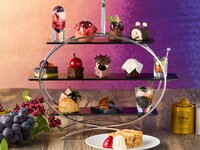 [9/19~10/31] Grape Afternoon Tea + Glass of Champagne