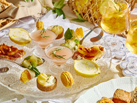[July 29 – August 31 / Afternoon Tea / Peche et Citron] White Peach and Lemon Afternoon Tea