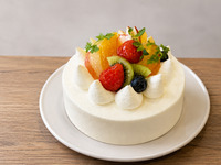 ◇お食事のご予約と一緒にご注文ください◇バースデイ＆アニバーサリーケーキ【6号18㎝】生クリーム