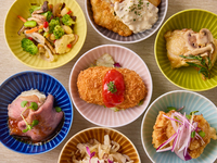 【プチご褒美★平日】季節小鉢7皿の御膳＋食後のドリンク