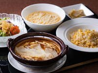 ふかひれ麺飯セット