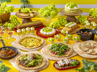 【早割！土日祝 ヒルトンブランチ】1部：11:30～13:00までの90分制★大人10％割引★＜2026年9月5日-10月25日＞🟢🟢🟢秋の美食紀行ビュッフェ＆シャインマスカットフェア～
