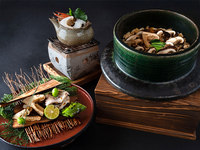 “Kaiseki” Matsutake lunch kaiseki (counter seating)