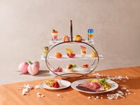 【8月平日限定割引】桃イブニングハイティー～サンセット・ピーチ～＋生ビールなど選べる1ドリンク