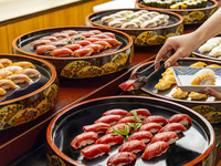 【9.10月第4土日限定】寿司ビュッフェと和食ランチ御膳～大人～