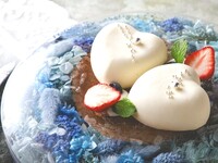 【記念日C～MOON LIGHT～】 月夜に想いを伝える特別記念日コース”ハートのフロマージュ" +乾杯カクテル付き