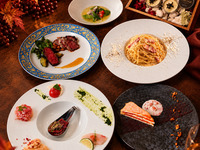 【Gourmet Date B】Includes an original Blue Toast cocktail | A luxurious 2-course dinner featuring seasonal ingredients for two