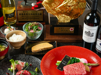 【Kobe beef teppanyaki in Shinsaibashi for lunch or dinner】 Teppanyaki course featuring Kobe beef and foie gras – 9 dishes total, tax included