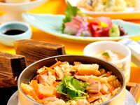 富獄白鶏の釜飯御膳