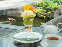 [Only 10 servings per day] Shine Muscat Moon Viewing Parfait (includes one drink)