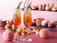 Time Sale Sat,Sun&Hol 20％OFF! [Online Price] Peach Afternoon Tea + Special Drink 7,440 yen