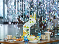 オータムセール【土日祝/WEB15%OFF】コンラッドサマーベア付「シャインマスカット×キャラメル」アフタヌーンティー