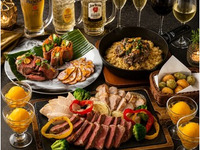 【完全個室を一室貸切】大画面モニター＆専用ドリンクサーバー付き｜肉尽くし全9品＋神泡超達人店の生ビール含む100種以上3時間飲み放題｜肉極みコース（2時間／全日）
