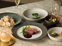 9/10～【DINNER Course】 Balcon Tokyo’s standard course featuring seasonal ingredients; 6 courses total