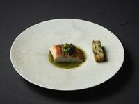 Lunch Course — Bonfire: 6-course menu featuring wood-fire grilled Kagoshima Kuroge Wagyu sirloin