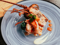 【12/24–12/26 Dinner】 Exquisite 10-course Christmas dinner featuring Matsusaka beef and live Ise shrimp