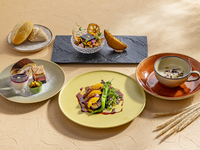 【公式WEBサイト平日限定特典】1 Drink付き　椿 (つばき) + デザートプレート　6,600円  9/1~11/30