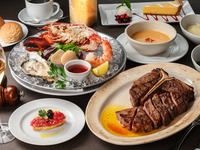 【COURSE THE BENJAMIN】USDA PRIME Tボーンステーキ,シーフードプラッターを含む全8品 ＋１ドリンク