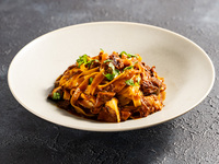 Lunch Set [Tagliatelle with Wagyu Beef Braised in Red Wine and Porcini Mushrooms]