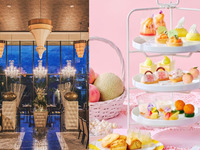 【夏季限定！夕涼み】ひんやり桃とメロンのバカンスアフタヌーンティー（2時間カフェフリー／土日祝 ポテト付き）