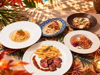 【Choose your main dish and get dessert!】 Assorted appetizers for a bite of happiness, 5 main dish options to choose from, plus unlimited focaccia – a delightful lunch set