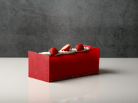 Strawberry Buche de noel 10cm