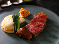【1ドリンク付き】ステーキランチ～秋の実りと国産牛～全6品