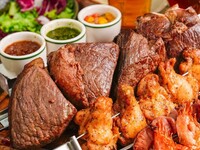 【ランチ・全日】【90分食べ放題】自社醸造Rioクラフトビール3種飲み放題付き！15種シュラスコ＆サラダ＆ブッチャーカレー付き…6,780yen 2名様～