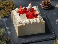 【2026 Christmas】 Brown Sugar Strawberry Shortcake, 14 cm