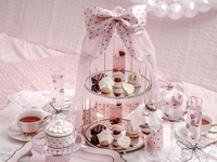ベッドお席💗Pink Fashion × Halloween Afternoontea