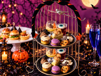 【ハロウィンAfternoon Tea★2時間】 カフェフリー×乾杯ドリンク付き（平日限定）