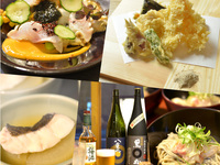 〈宴会/飲み放題〉鯛僖コース 料理８品/選べるメイン(肉皿or鰻皿)+飲み放題2時間付き