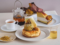 [Starting 9/2] “Sweet Potato” Brûlée Pancakes & Choice of Cake Set (with drink)