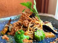 国産豚ひき肉と秋ナスのミートソースパスタ※9/2からです