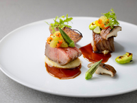 9/19～23限定Menu de saison 季節のフレンチコース（メイン黒毛和牛ランプ肉）乾杯用１ドリンク付き