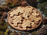 【2026 Christmas】 Gingerbread Man Cookies (3 pieces)