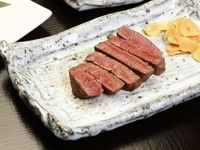 Yonezawa beef fillet steak course