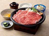 【半個室】三重 柿安牛 すき焼御膳