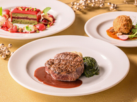 【2026 Christmas LUNCH COURSE】 7-course meal with a choice of 2 main dishes + 1 celebratory drink