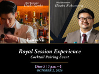 10/2（Fri）Royal Salute Special Cocktail “Royal Session”