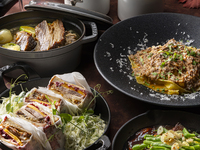 KASA/【パーティープラン】秋の食材を楽しむ5品＋スパークリングワイン2時間飲み放題（10/1から）