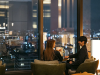 [Window seat] Autumn Chocolate Night Afternoon Tea with Lindt Chocolate + Unlimited Stay Time <Light>