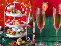 ◇ソファ席◇【苺スパークリングワイン付き】真っ赤ないちごのクリスマスアフタヌーンティー（2時間カフェフリー）