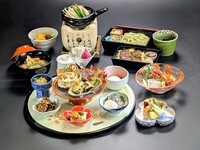 호응에 힘입어 제2탄! 【가가 산책 밤~늦가을의 색채~결실의 은총】 제철 맛을 조금씩 즐길 수 있는 코스 + 【음료 1잔 포함!】