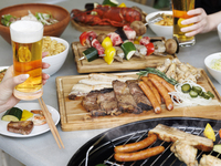 【タイムセール】白金BBQ プレミアムディナーコース【期間限定20%オフ】
