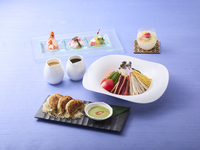 【WEB予約限定★テーブル席】 選べる「涼麺」（焼き餃子と杏仁豆腐付き）