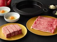 松坂牛サーロインのすき焼き
